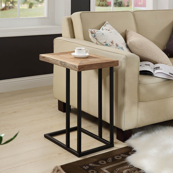 Millwood Pines CShaped Sofa Side Table Snack End Table Beside Bed Sofa